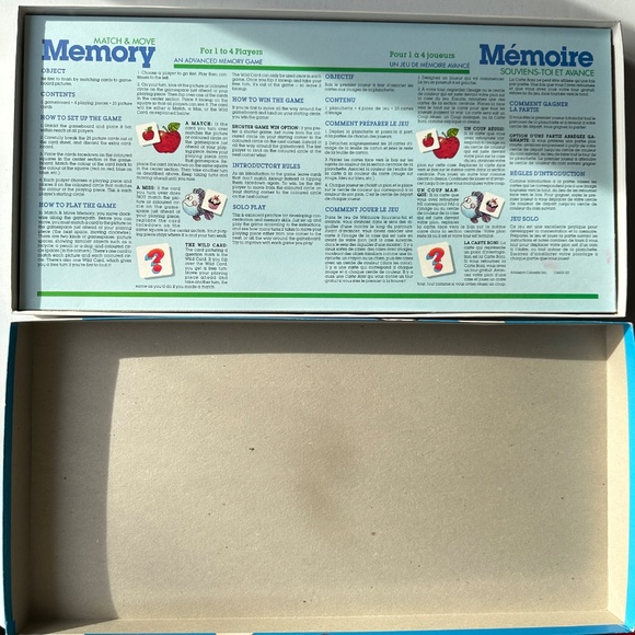 Vintage 1986 Match And Move Memory Board Game Complete Milton Bradley Kids 80's - Picture 6 of 11